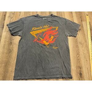 Doritos Flamin Hot T Shirt Mens Large Gray Adult Graphic Snack Food Used Good
